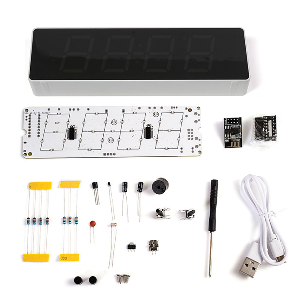 Esp8266 - Colorido WiFi Kit Relógio Eletrônico Inteligente,
