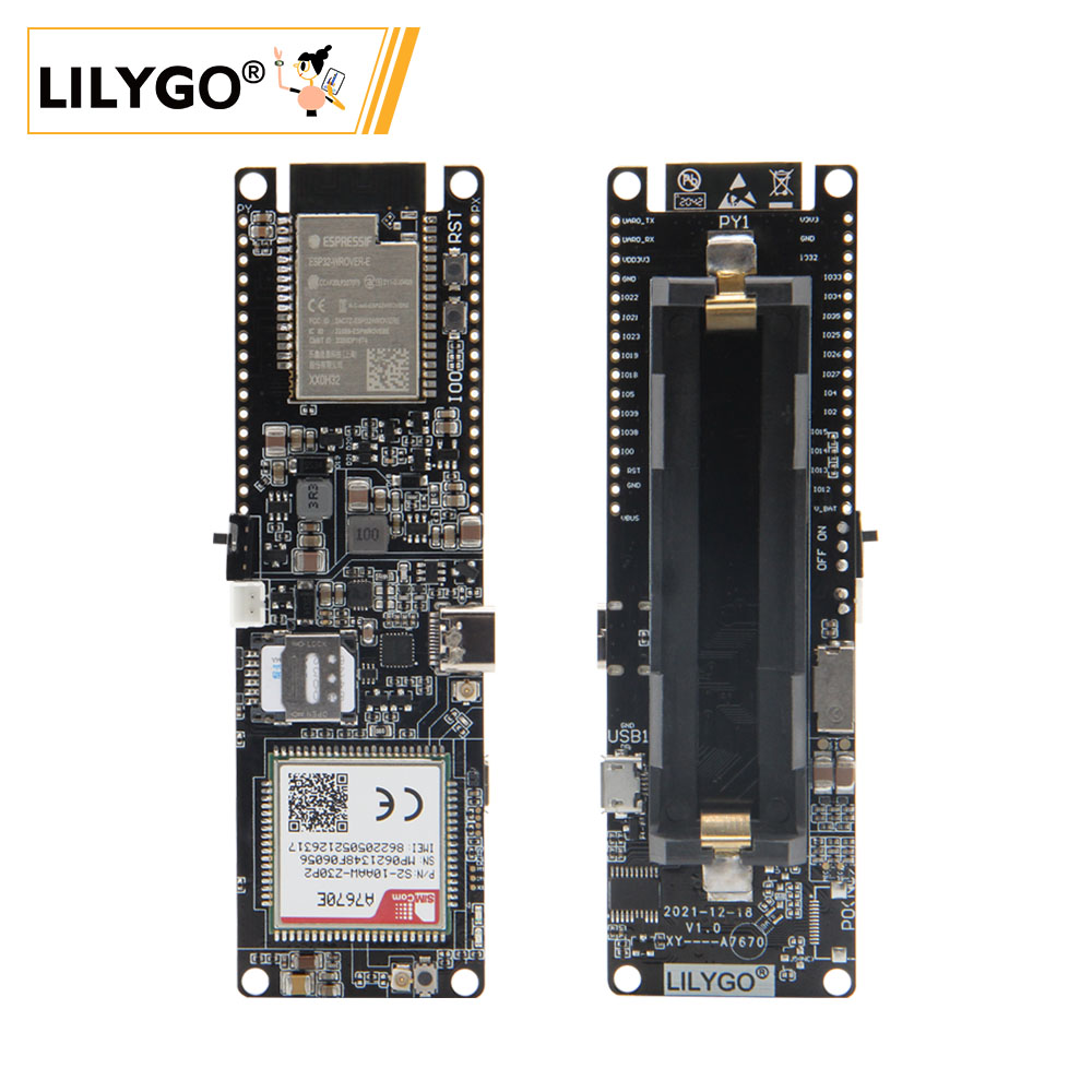 Esp32 Uart Module - LILYGO® TTGO T-A7670G/E/SA R2 4G placa