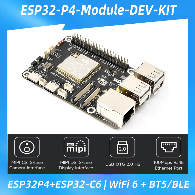 Esp32 C6 - Placa de desenvolvimento ESP32-P4 + ESP32-C6,