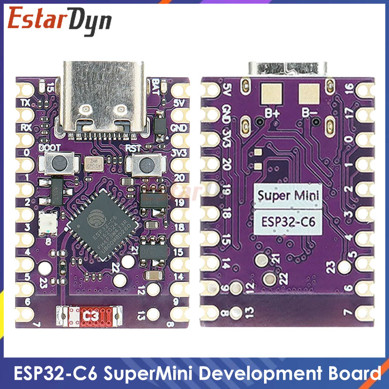 Esp32 Devkit - Estardyn ESP32-C6 SuperMini Desenvolvimento 4MB flash