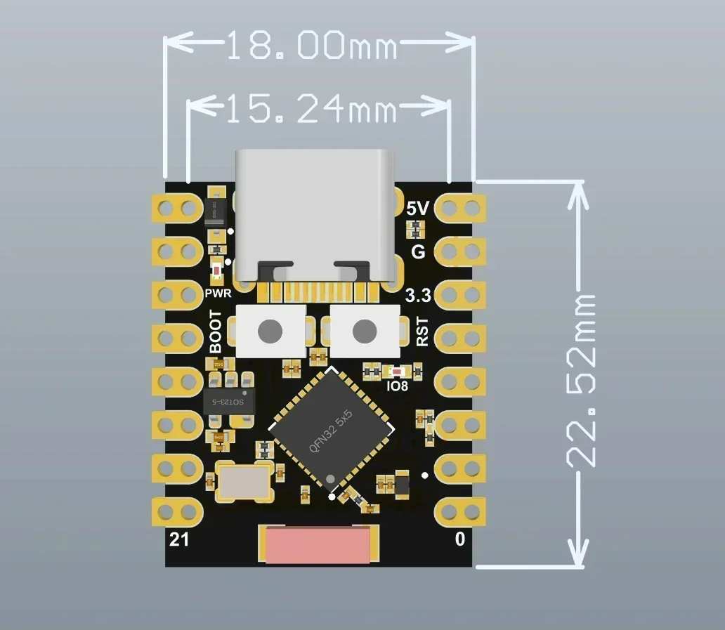 Esp32 super mini placa de dese - Esp32 C3 avaliação e preço