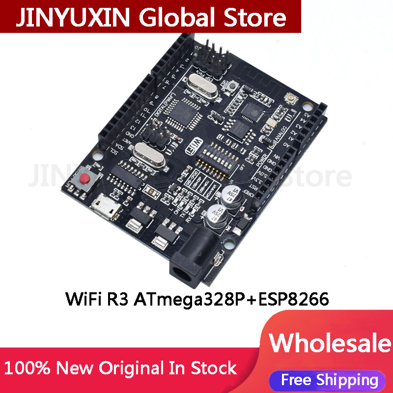 1 peça uno r3 + wifi atmega328 - Esp8266 Nodemcu avaliação e preço