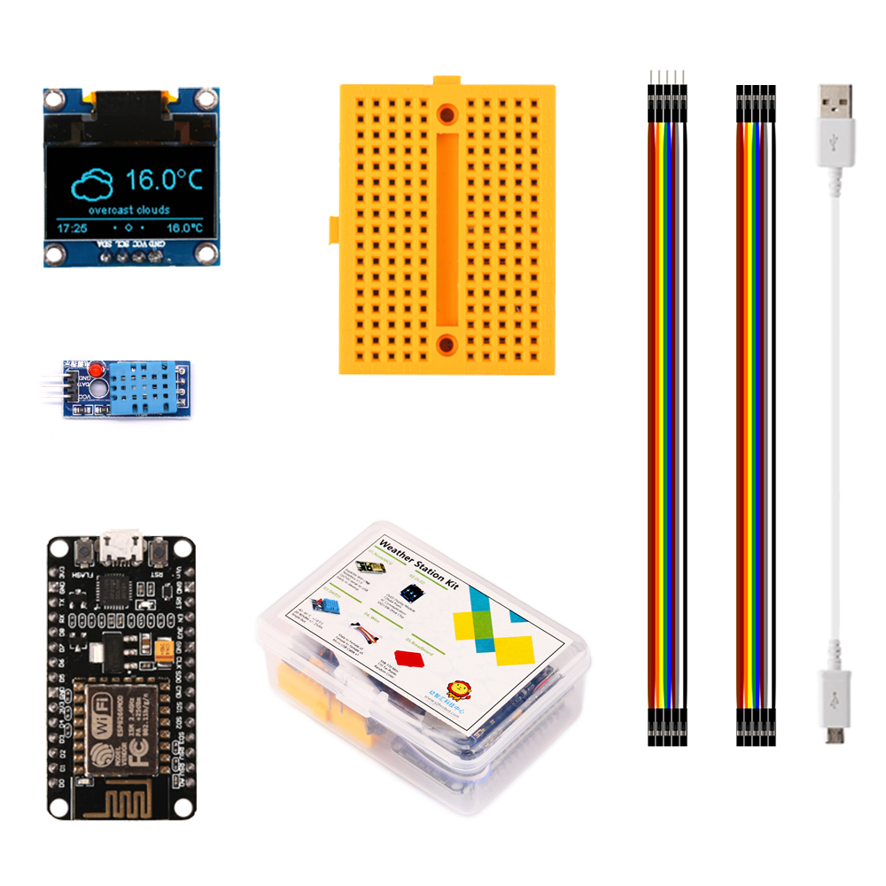Esp8266-estação meteorológica, - Esp8266 avaliação e preço