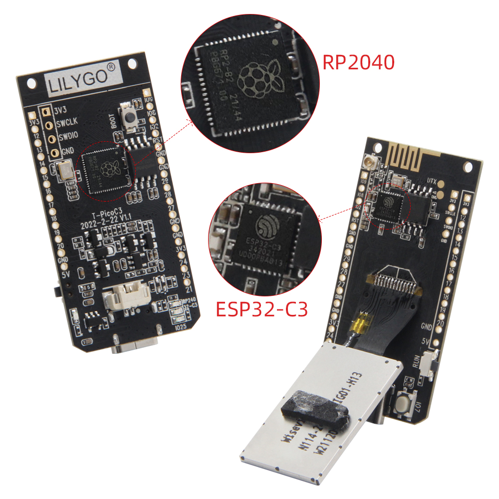 LILYGO® T-PicoC3 PicoPro Módul - Esp32 Uart Module avaliação e preço