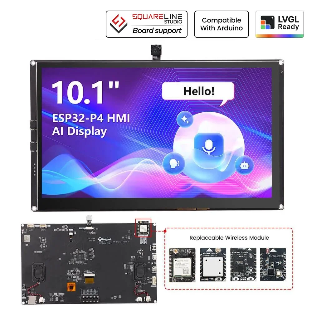 Elecrow CrowPanel Avançado 10. - Esp32 P4 avaliação e preço