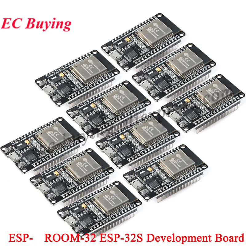 10 pces/1pc ESP32-WROOM-32 ESP - Esp32 Devkit avaliação e preço