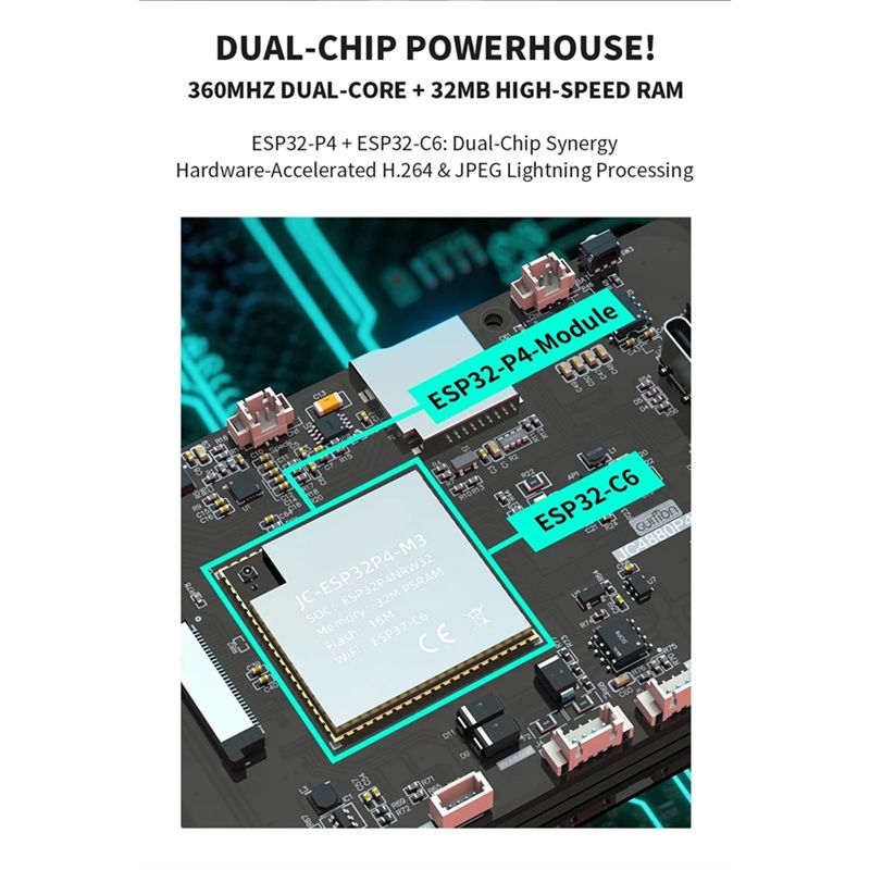 Placa de Desenvolvimento B68C  - Esp32 P4 avaliação e preço