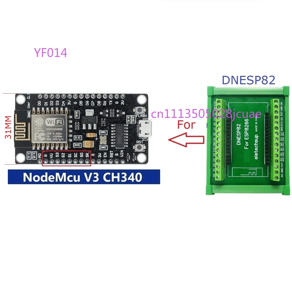 Módulo WiFi ESP8266 NodeMcu Co - Esp8266 avaliação e preço